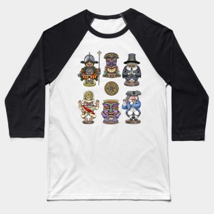 Colonist Tikis Baseball T-Shirt